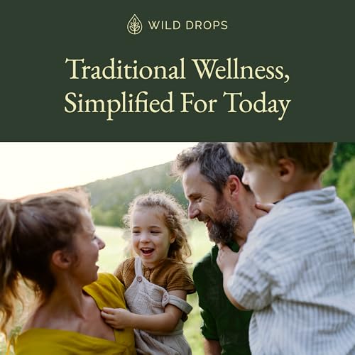 Wild Drops USDA Organic Dandelion Root Extract Tincture, Liver Health Supplement for Liver Detox and Cleanse, USA Sourced and Manufactured, Alcohol-Free, 2 fl oz, (1 Month Supply)